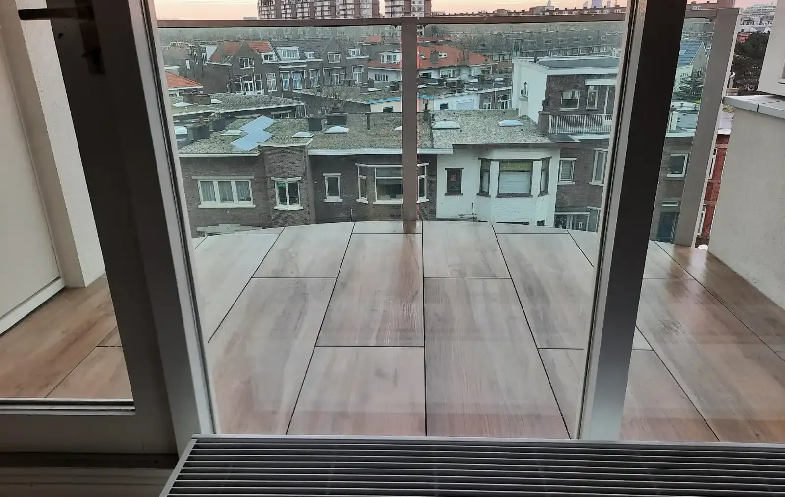 Klein balkon in Den Haag