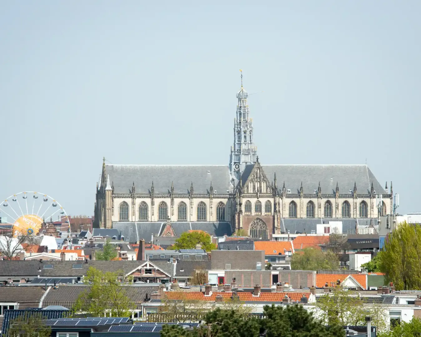 Dakterras op voormalig R.K. ziekenhuis Haarlem