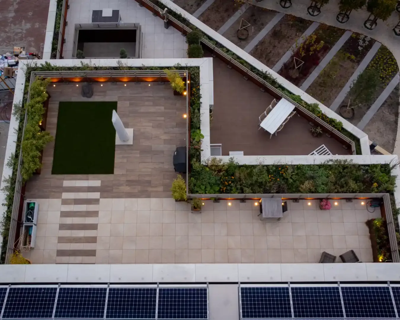 Compleet dakterras bij penthouse in Utrecht