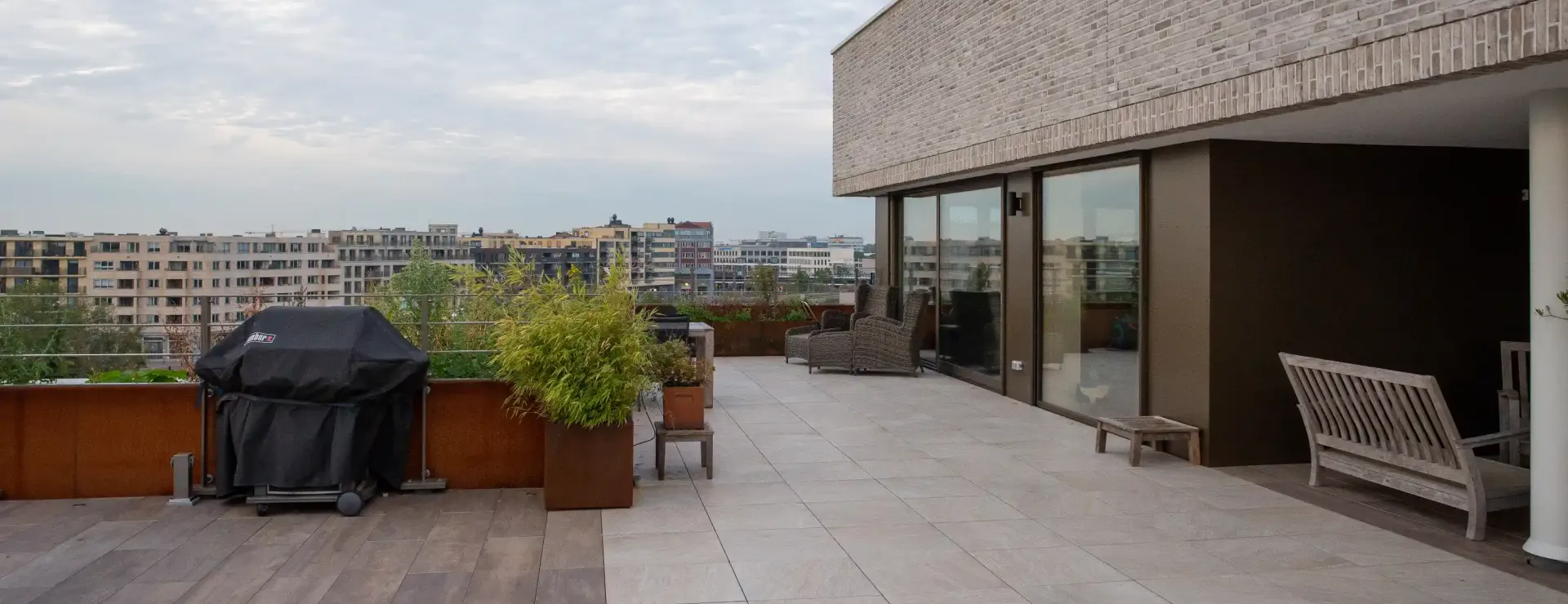 Compleet dakterras bij penthouse in Utrecht