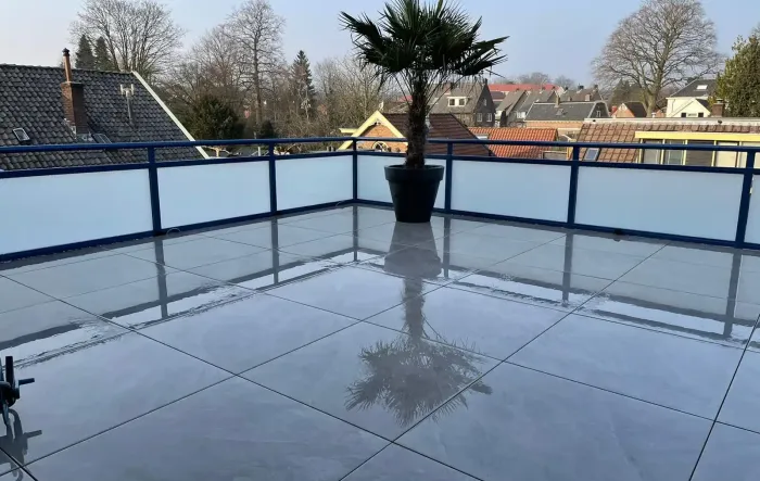 Timelapse opbouw dakterras met hekwerk Velp