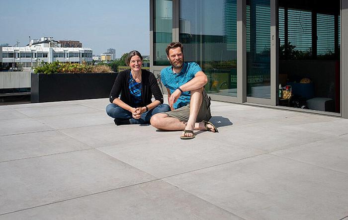 Aanleg dakterras van penthouse in Rijswijk