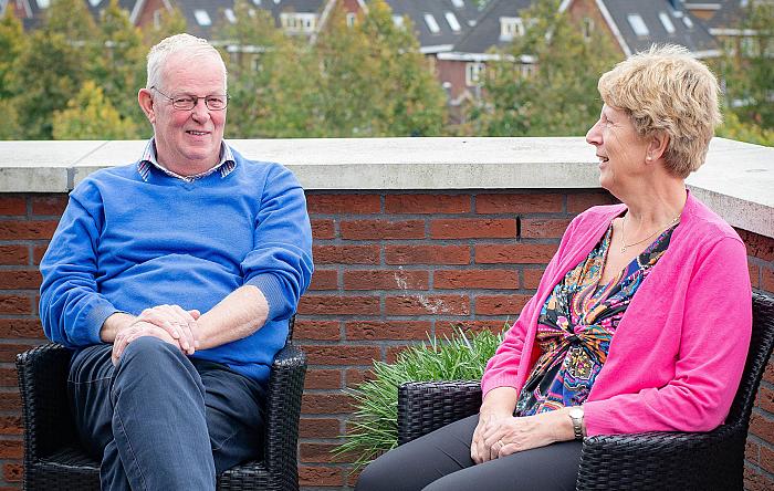 Het terras van... meneer en mevrouw Van Delft